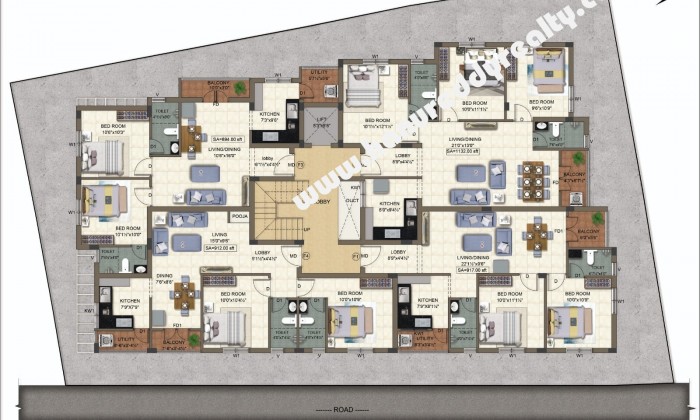 3 BHK Flat for Sale in Mogappair